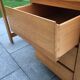 Solid oak desk 70s