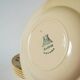 Set of 6 Gien flower soup plates, “Jeannine” model, 1940