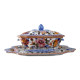 Tureen Gien on its model tray Peonies