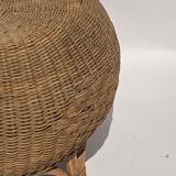 Rattan wicker stool
