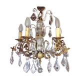 Vintage chandelier with 5 lights