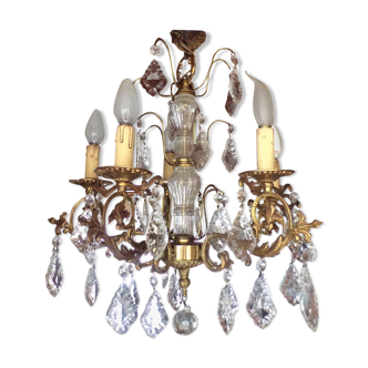 Vintage chandelier with 5 lights