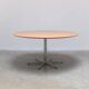 Large 'circular' oak dining table by Arne Jacobsen for Fritz Hansen, 1966