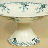 Compotier Lorrain de Longwy "chardons" late nineteenth