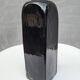 Wabi-Sabi glass vase with burnt wood mold