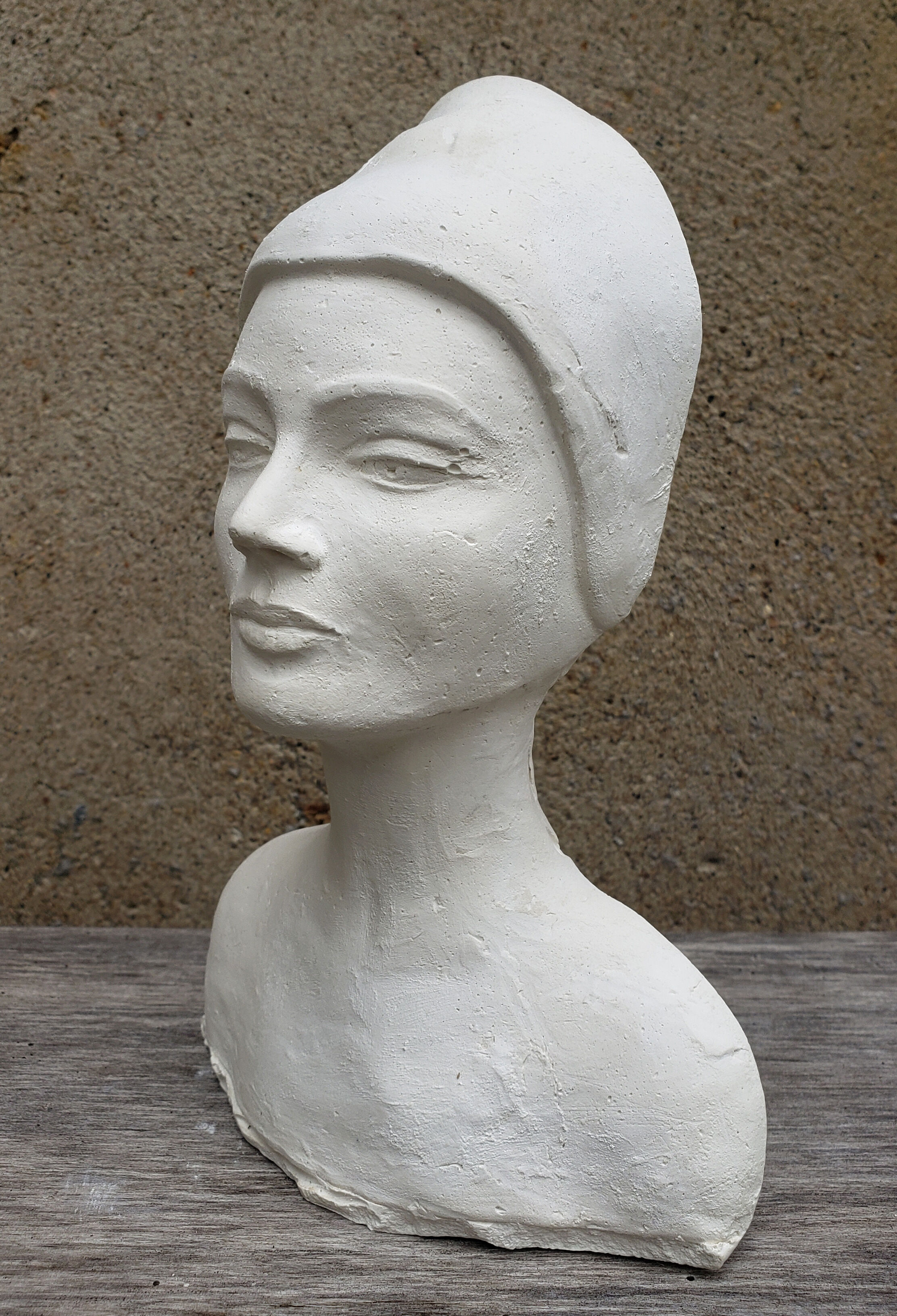 Plaster bust