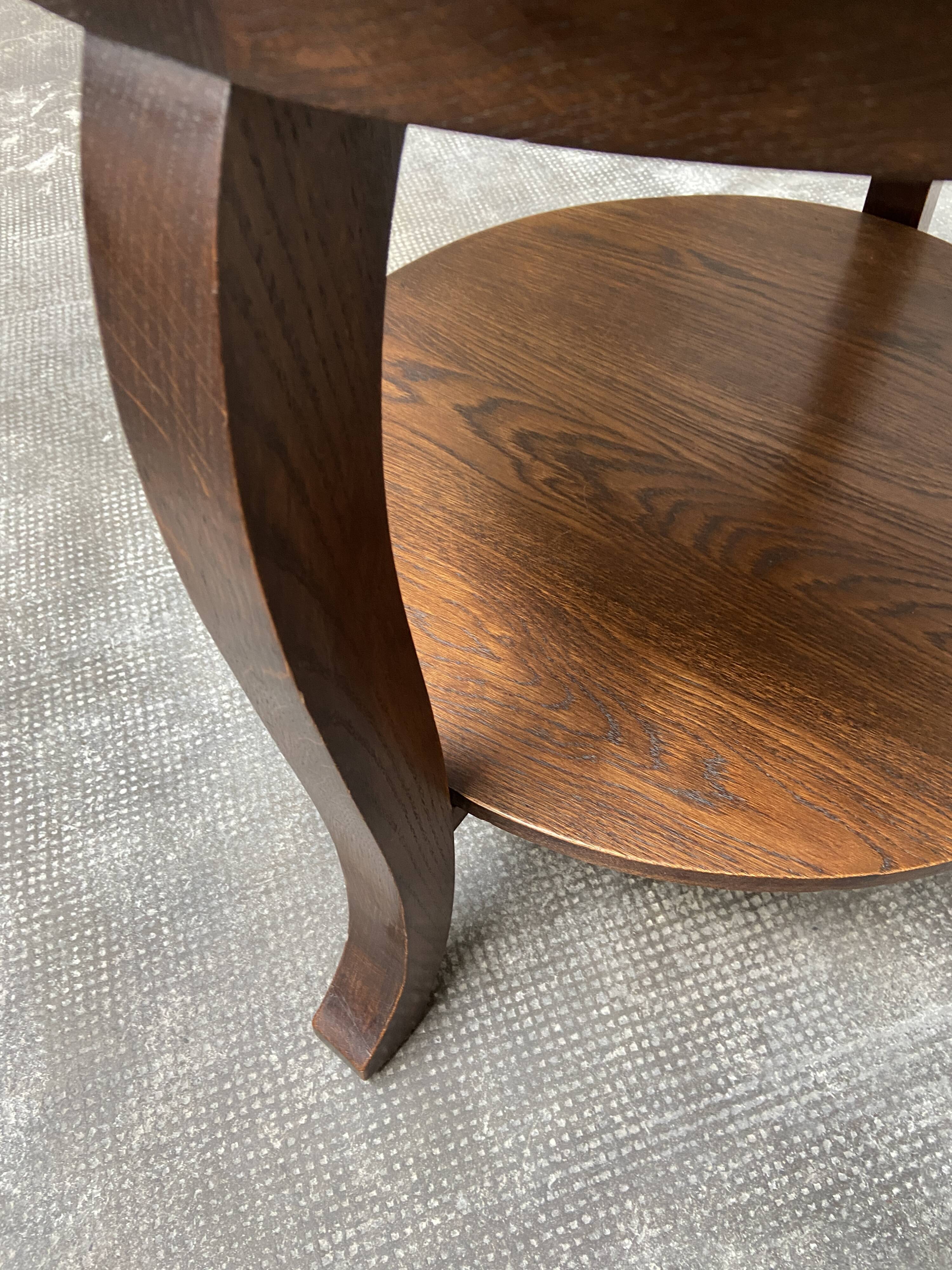 Pedestal table coffee table Art Deco 1950