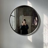 Round chrome mirror from the 50s
