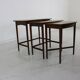 Sixties danish design rosewood nesting tables