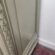 Wardrobe 3 doors, 3 drawers Louis XVI style patinated
