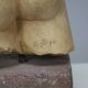 Torse féminin sculptural signé AC