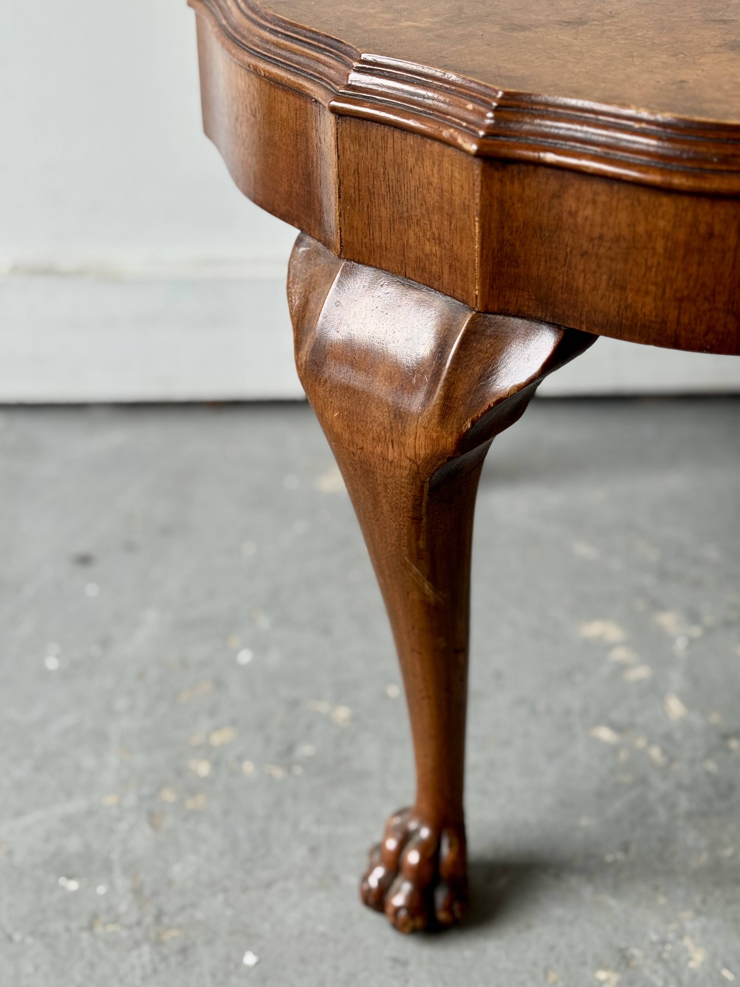 Small Vintage Round Coffee Table