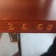 Table + extensions and chairs Gerbeau mahogany vintage wood