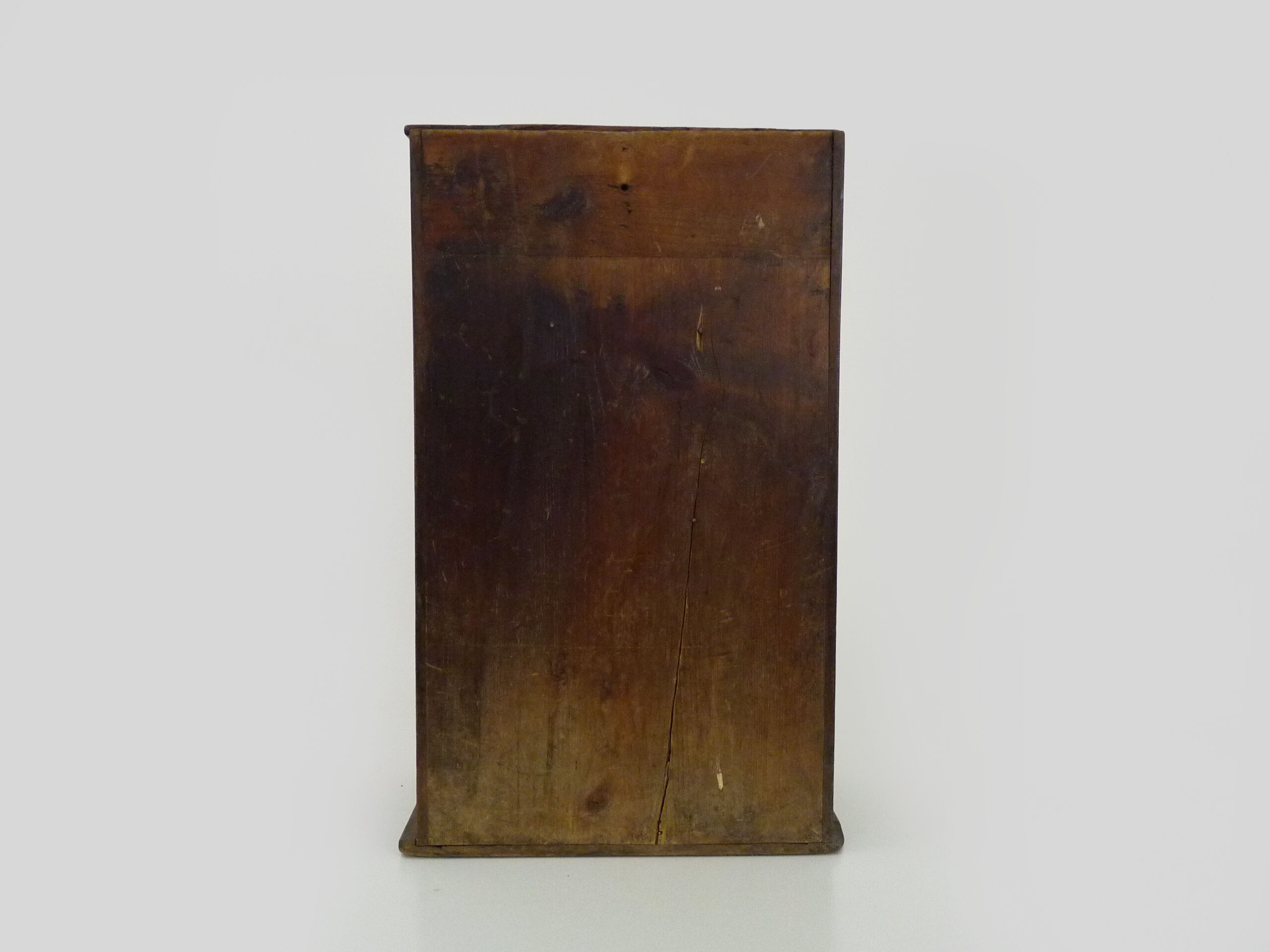 Ancienne râpe à fromage, râpe à légume en bois de noyer, Art Populaire