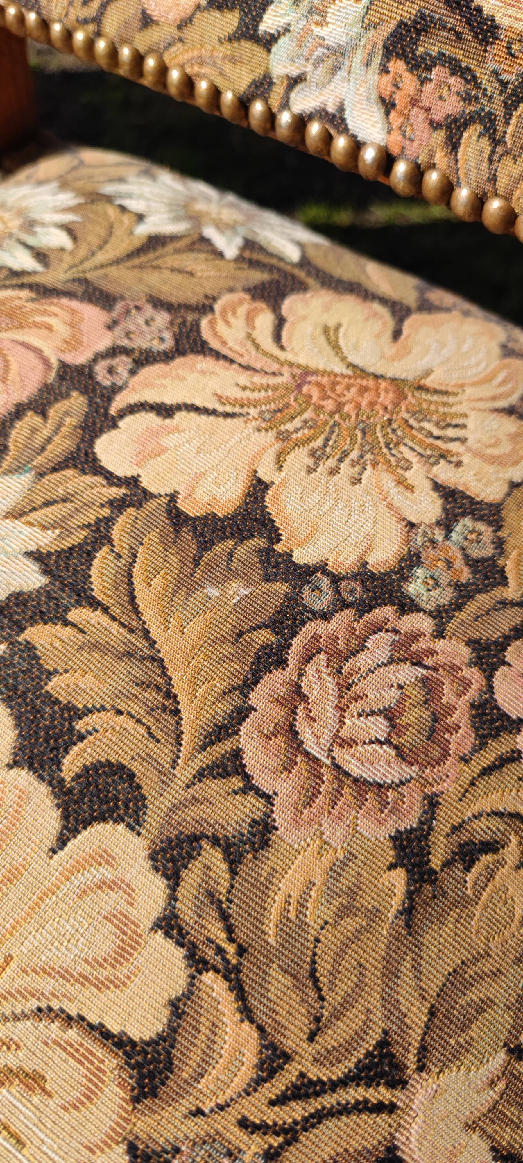 6 Louis XIV chairs in beech