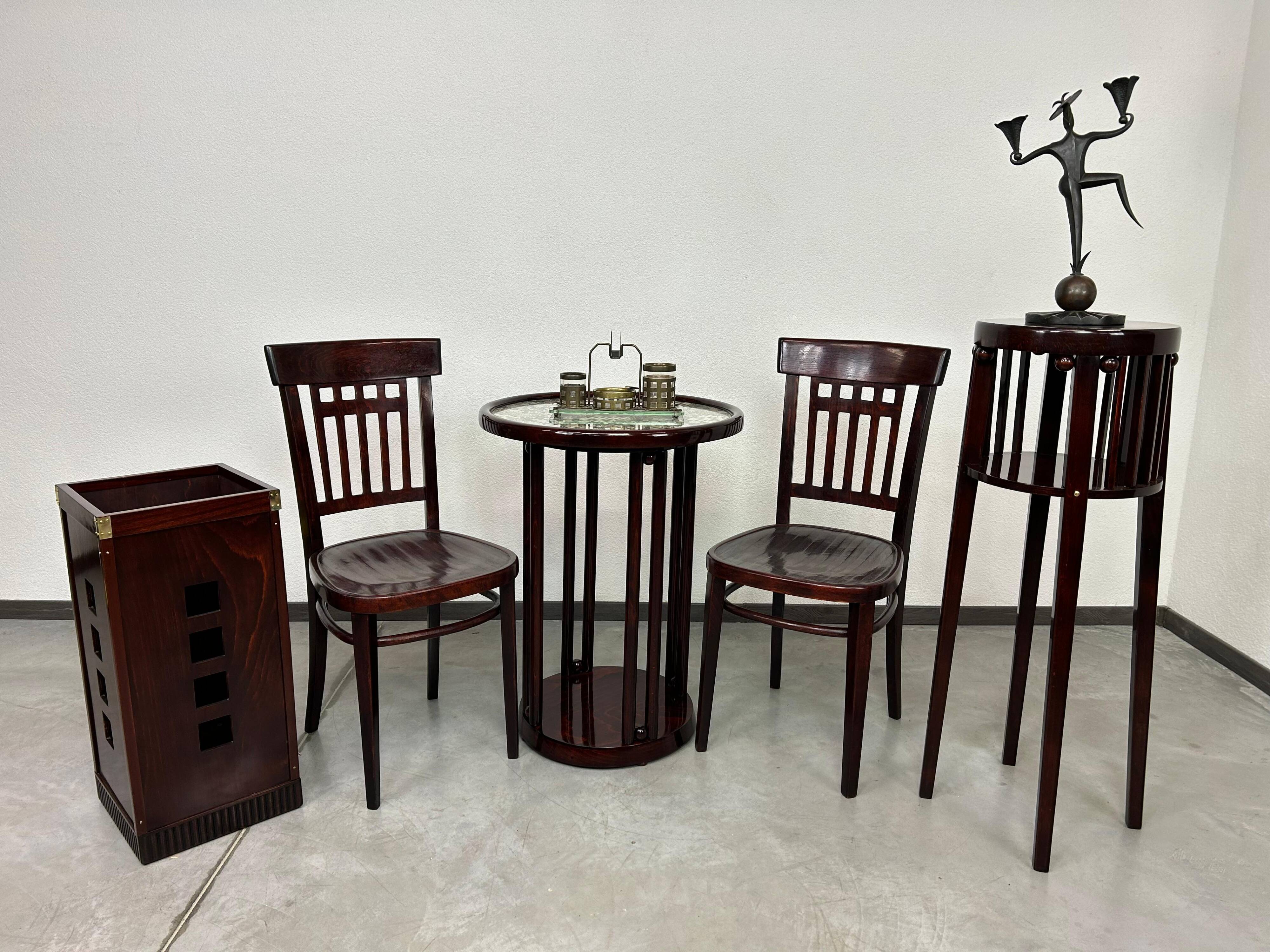 Jugendstil umbrella stand attributed to Josef Hoffmann/Kolo Moser