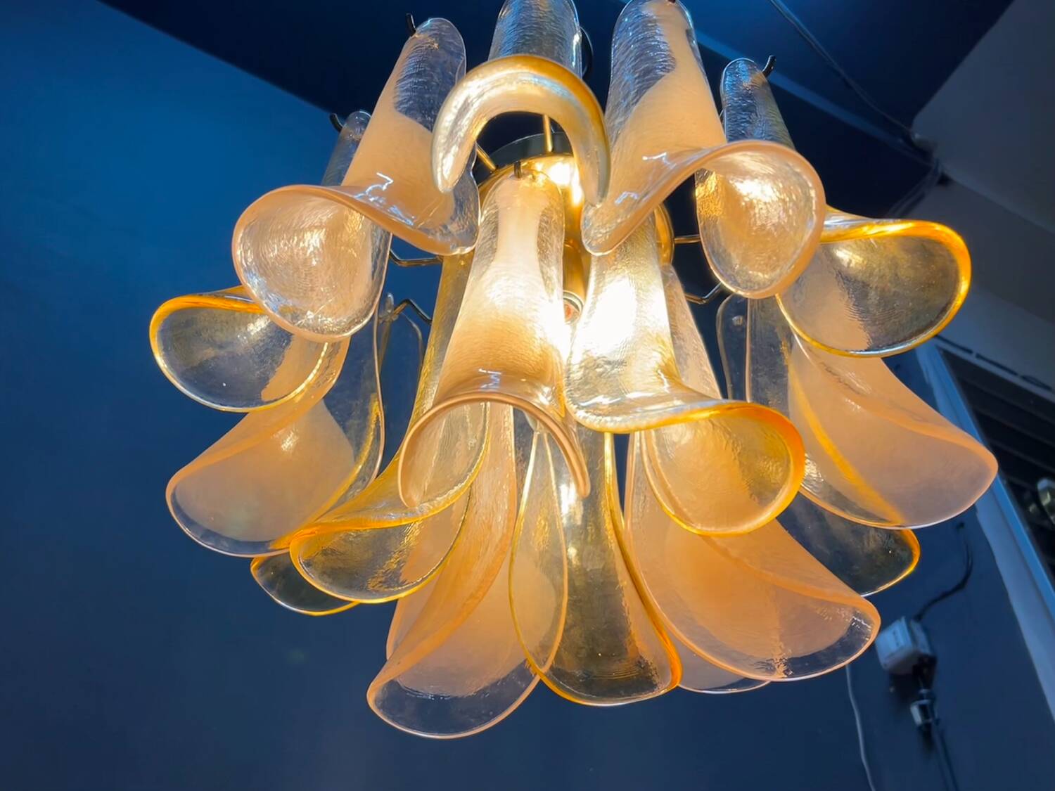 Murano Glass Petals Chandelier by La Murrina, 1980s, Italy