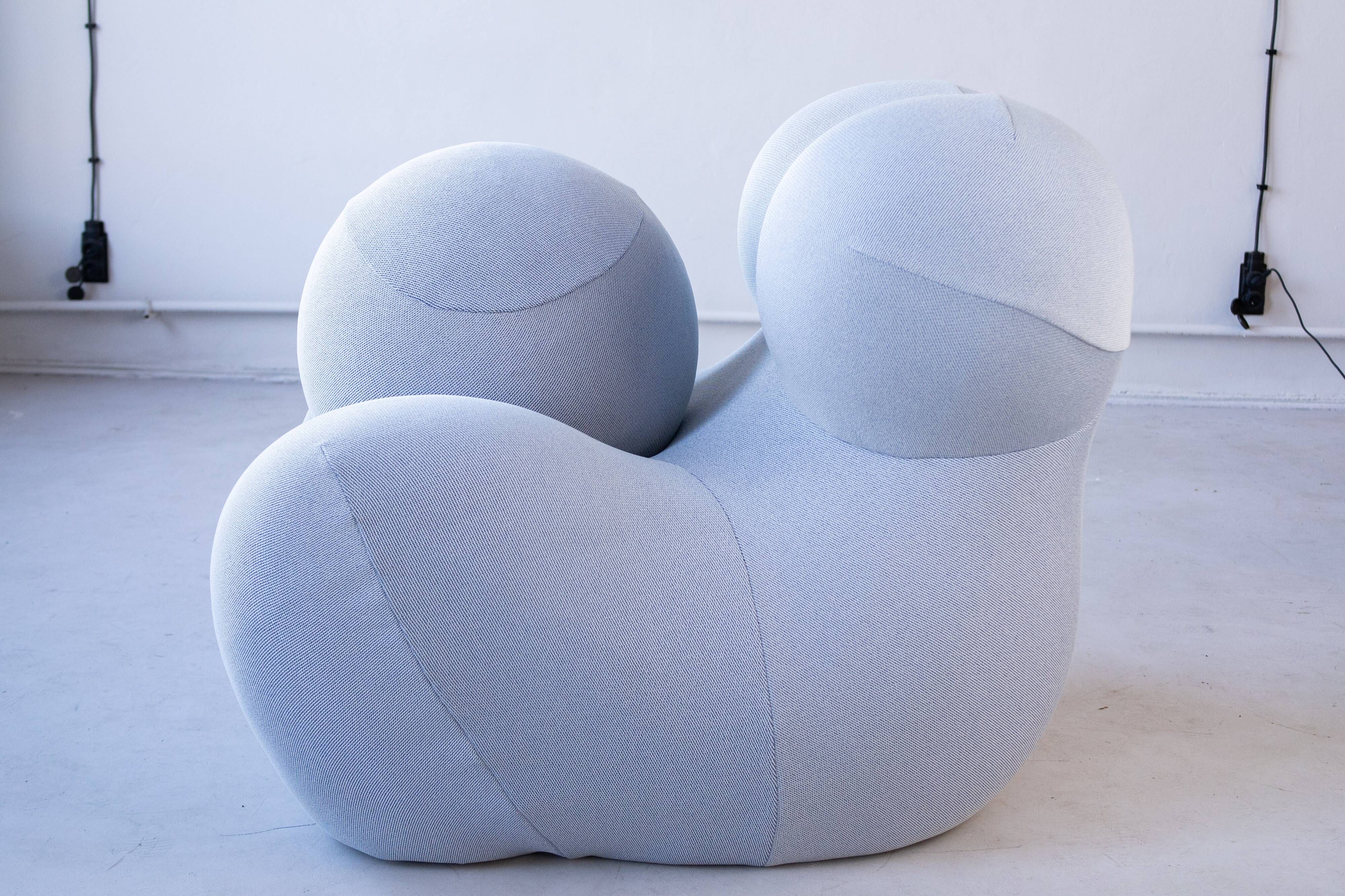Italian Big Mama Up Chair & Ottoman attributed to Gaetano Pesce for B&B Italia, 2000, Set of 2
