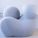Italian Big Mama Up Chair & Ottoman attributed to Gaetano Pesce for B&B Italia, 2000, Set of 2