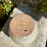 Carafe en grès signée abbaye de Fontbombault