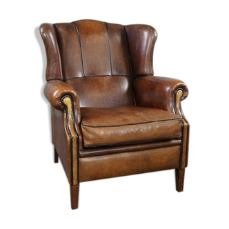 Fauteuil en cuir de mouton