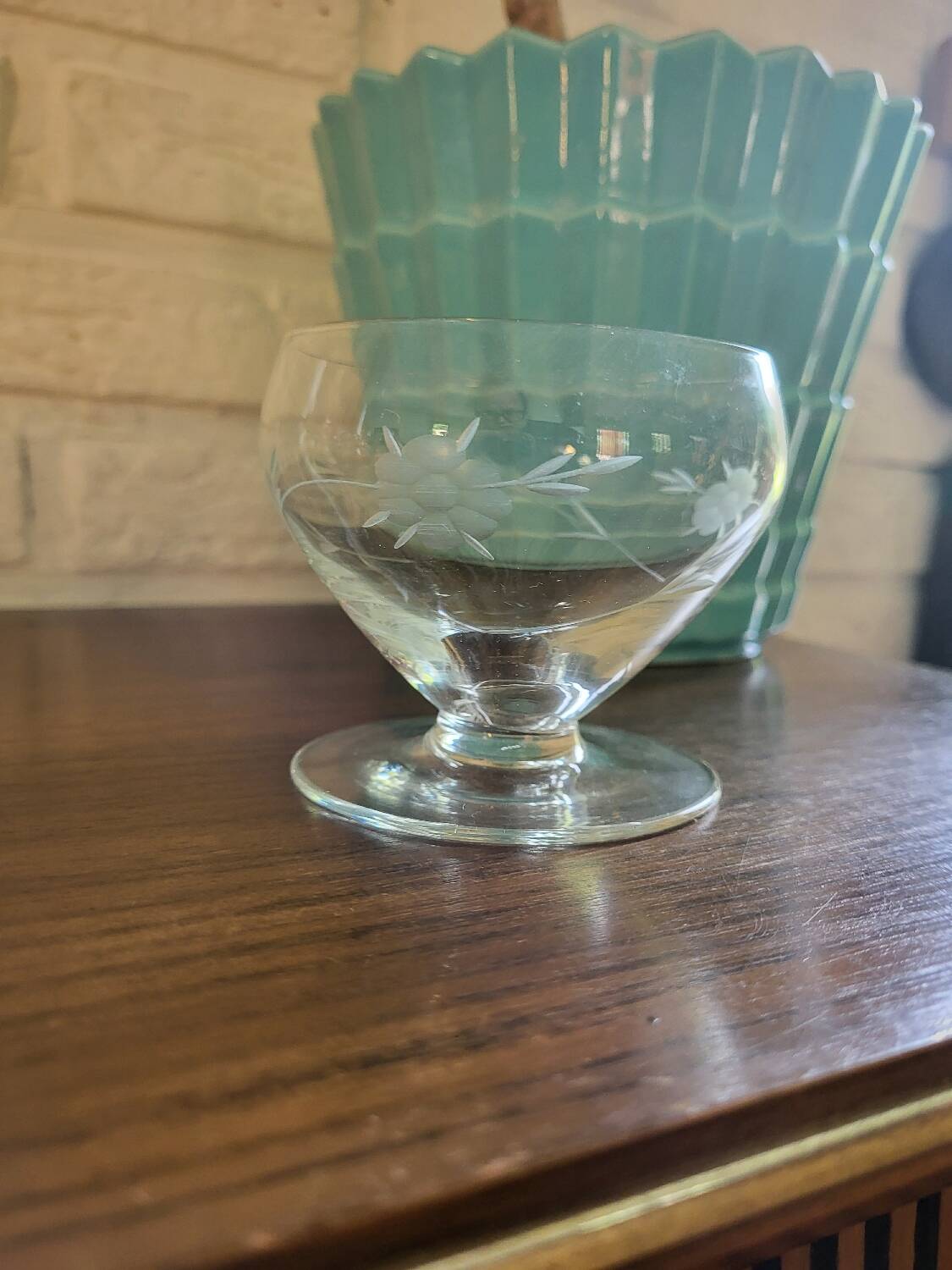 Vintage stemmed glasses