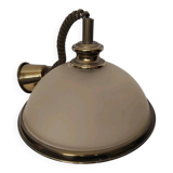 80s Vintage Adjustable Height Pull Cord Pendant Light