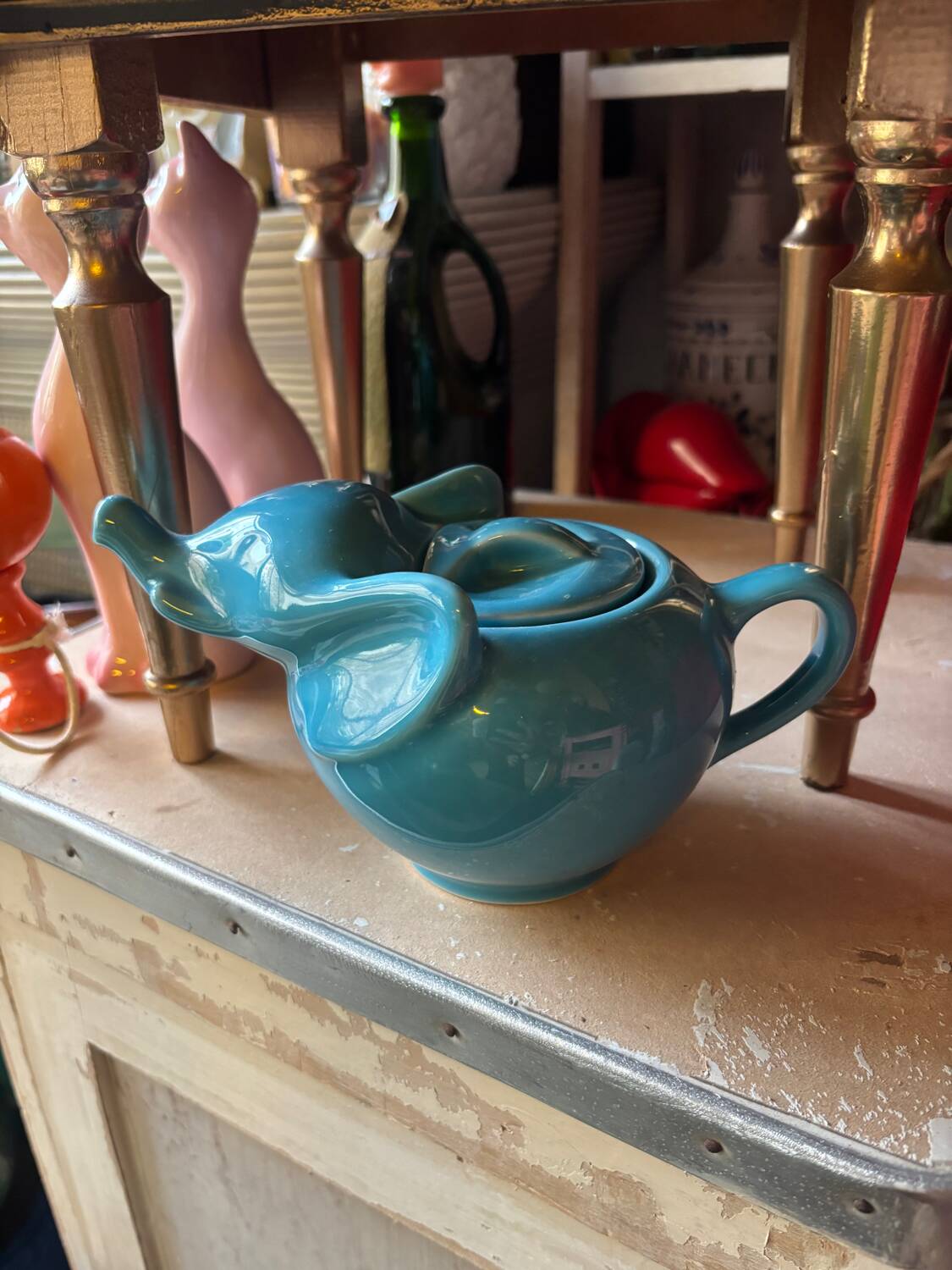 Vintage elephant teapot