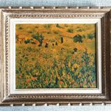 Tableau ancien + reprographie champs