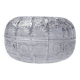 Large vintage "Queen's Lace" chiseled Bohemian crystal box