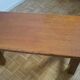 Solid blond oak coffee table