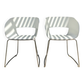 Set of 2 Tribû garden dining chairs
