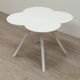 Klover coffee table by Deberenn in white metal