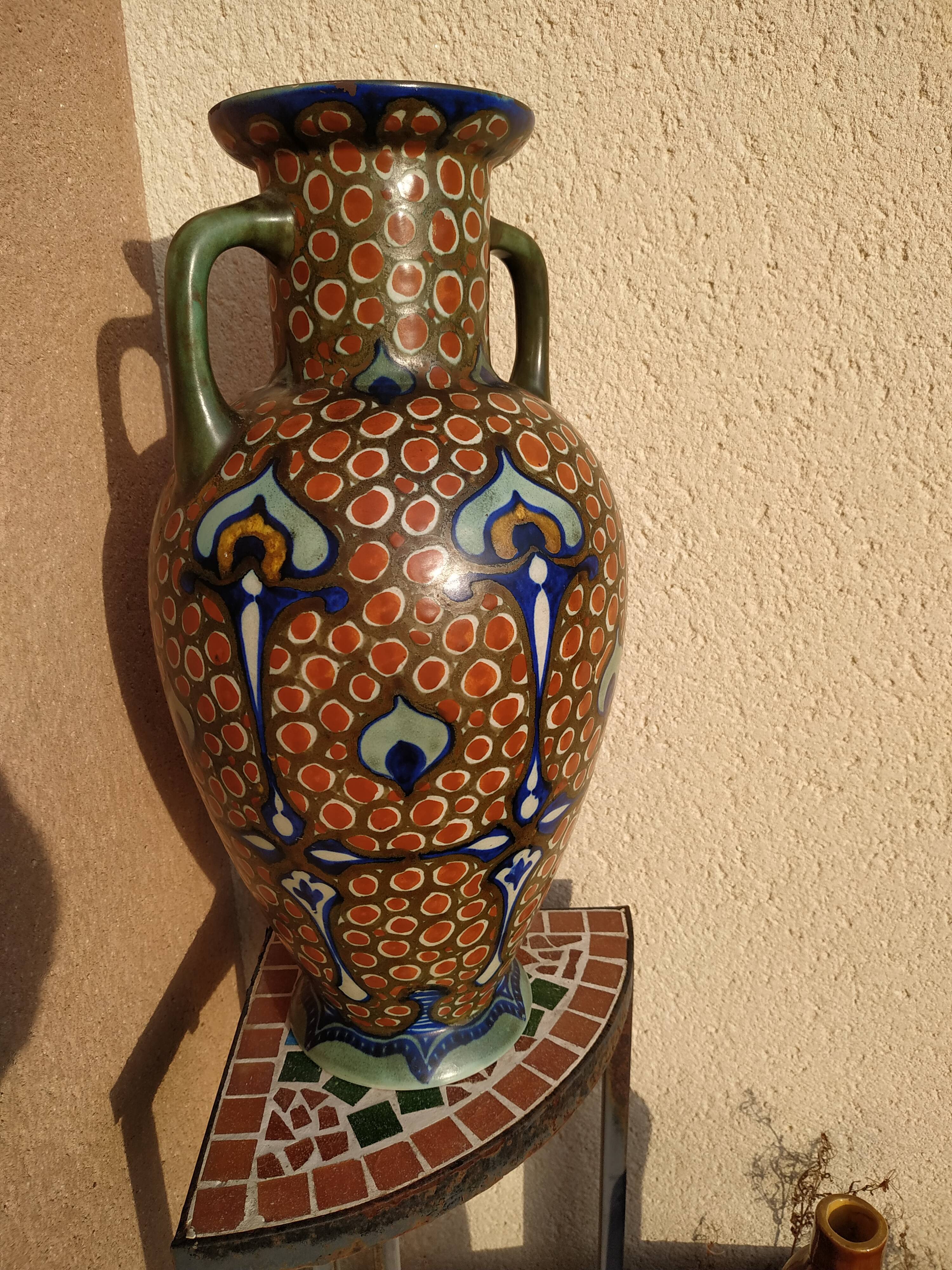Vase art nouveau Gouda 39 cm