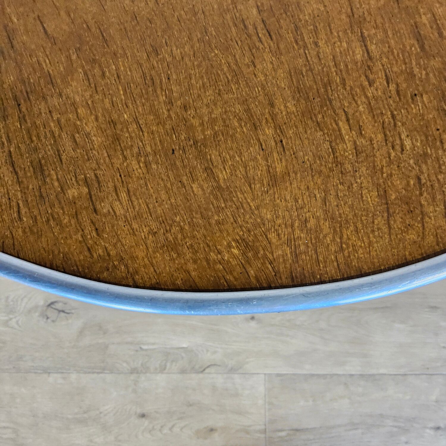 Vintage coffee table - My Home Bas van Pelt (chrome and wood) 1930s