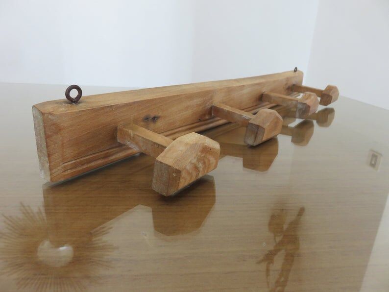 Wabi sabi coat rack 4 patères 40 50