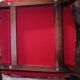 chaise  Kadoura renovée tissu jungle doré