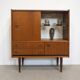Highboard compact scandinave en teck, circa 1960