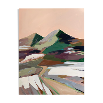 At dusk in the hills
