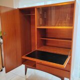 Scandinavian wardrobe, Scandinavian secretary, storage furniture.