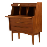 Restored teak bureau desk