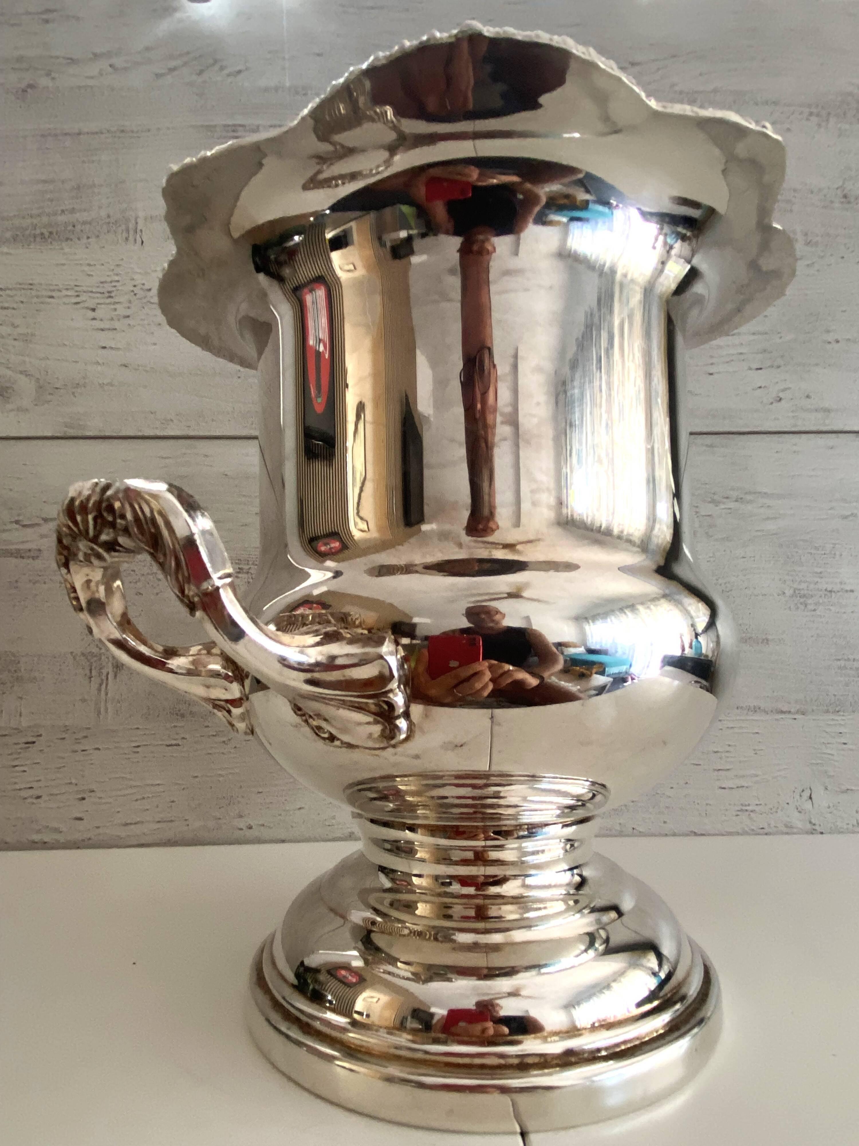 Champagne Ice Bucket Cooler Silver Plated Viners Taiwan Medici