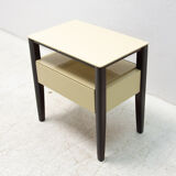Modernist side or bedside table, Czechoslovakia, 1960s