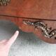 Chest of drawers tomb 1950's style louis xv inlaid