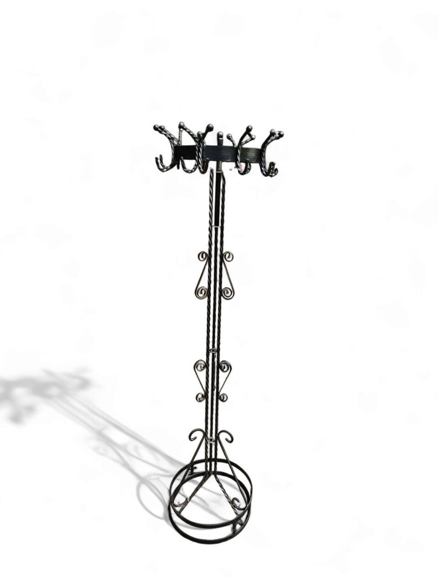 Free standing / wrought iron / coat rack 1960s
