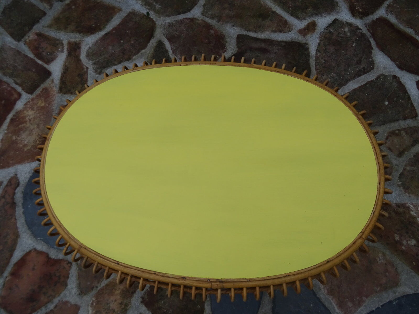 Sun rattan coffee table