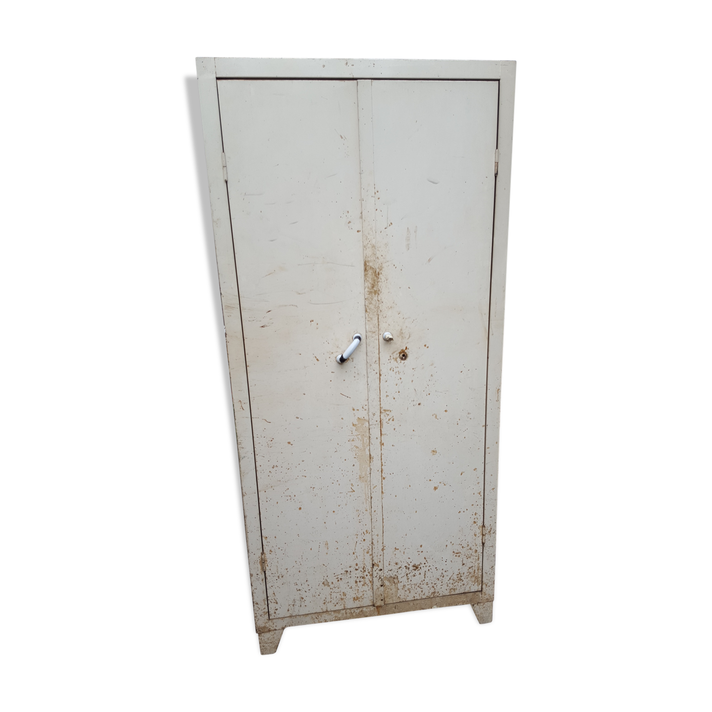 Tolix metal kitchen cabinet