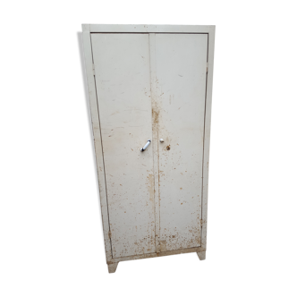 Tolix metal kitchen cabinet