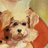 Portrait oil on canvas child