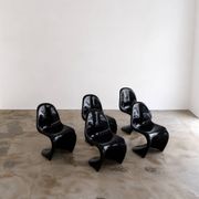 Panton chairs by Verner Panton for Herman Miller / Fehlbaum, 1971
